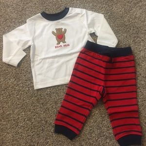 Gymboree- Bear Hugs- 2 piece soft outfit